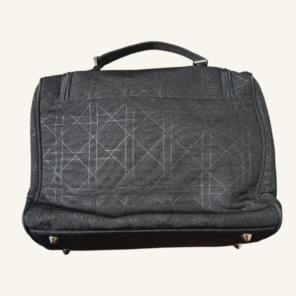 Dior Beauty Cannage Travel Double Zipper Cosmetics/Toiletry Bag